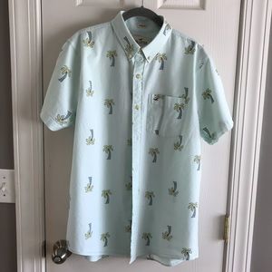 Hollister Men's Button Down Printed Shirt Large
